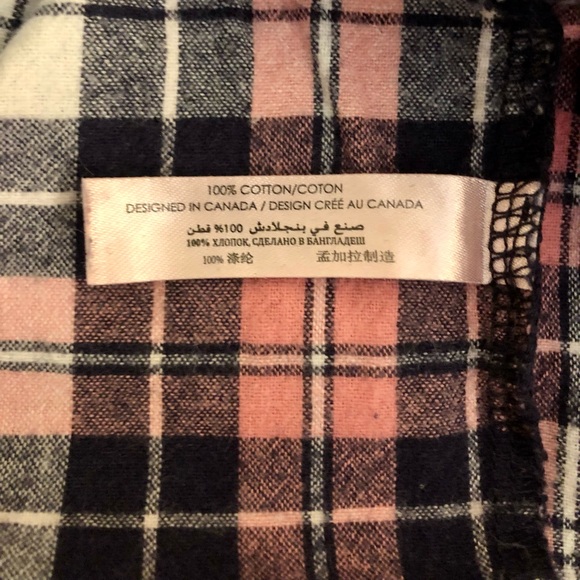 la Vie en Rose Navy Blue, Pink, & White Pyjama Bottoms Size S - Picture 6 of 7